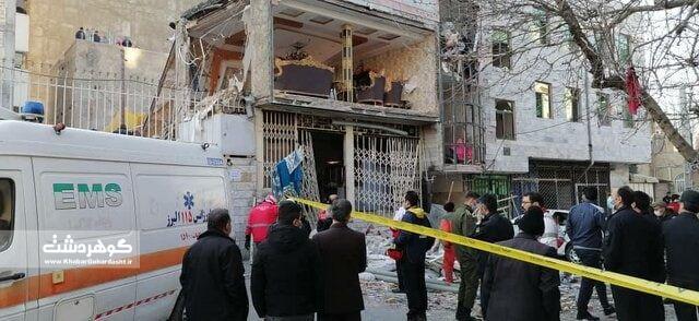 ۱ کشته و ۴ مصدوم در انفجار محمد شهر کرج