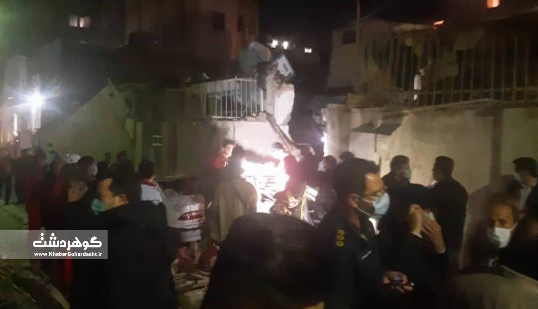 ٣کشته در انفجار ساختمان در حیدرآباد کرج