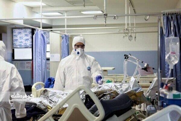 آماده‌سازی بیمارستان صحرایی برای بستری بیماران کرونایی در البرز