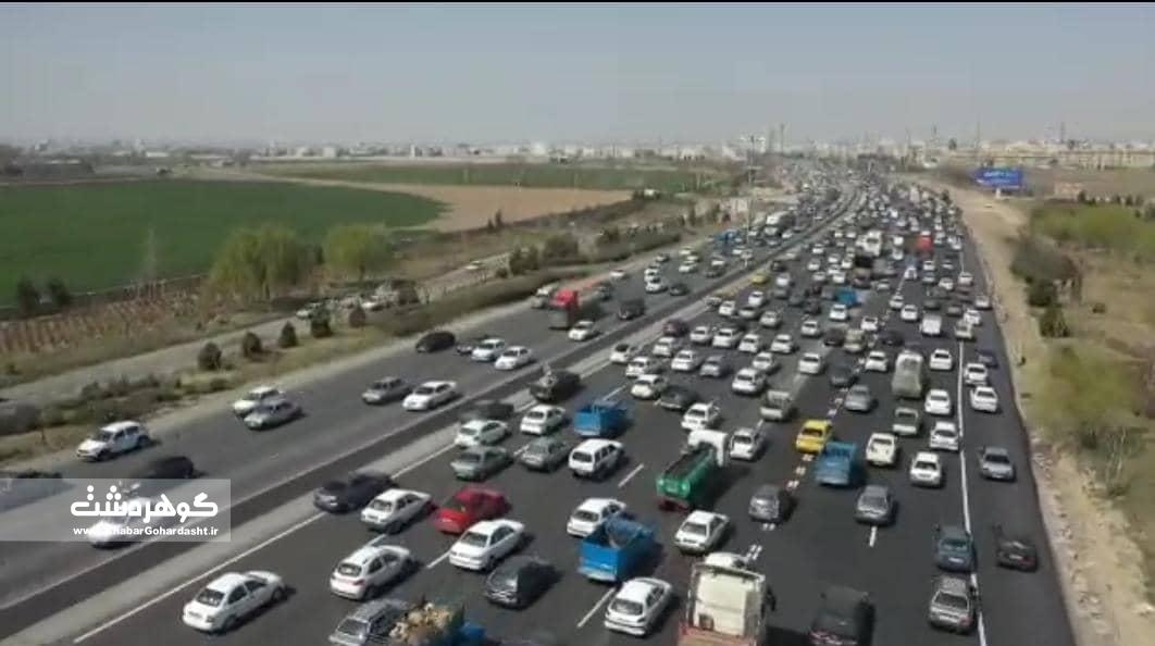 ورود بیش از یک میلیون خودرو به استان البرز