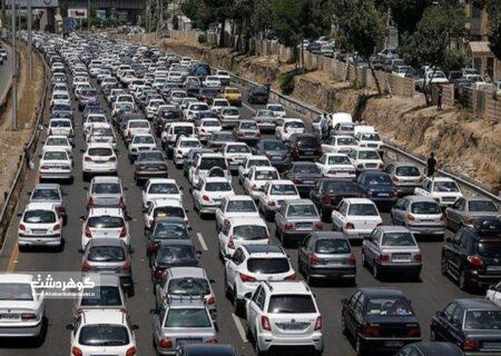 ترافیک در آزادراه‌ های البرز سنگین است