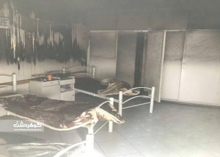 آتش‌سوزی یک مرکز درمانی در تهران ۲ مصدوم داشت